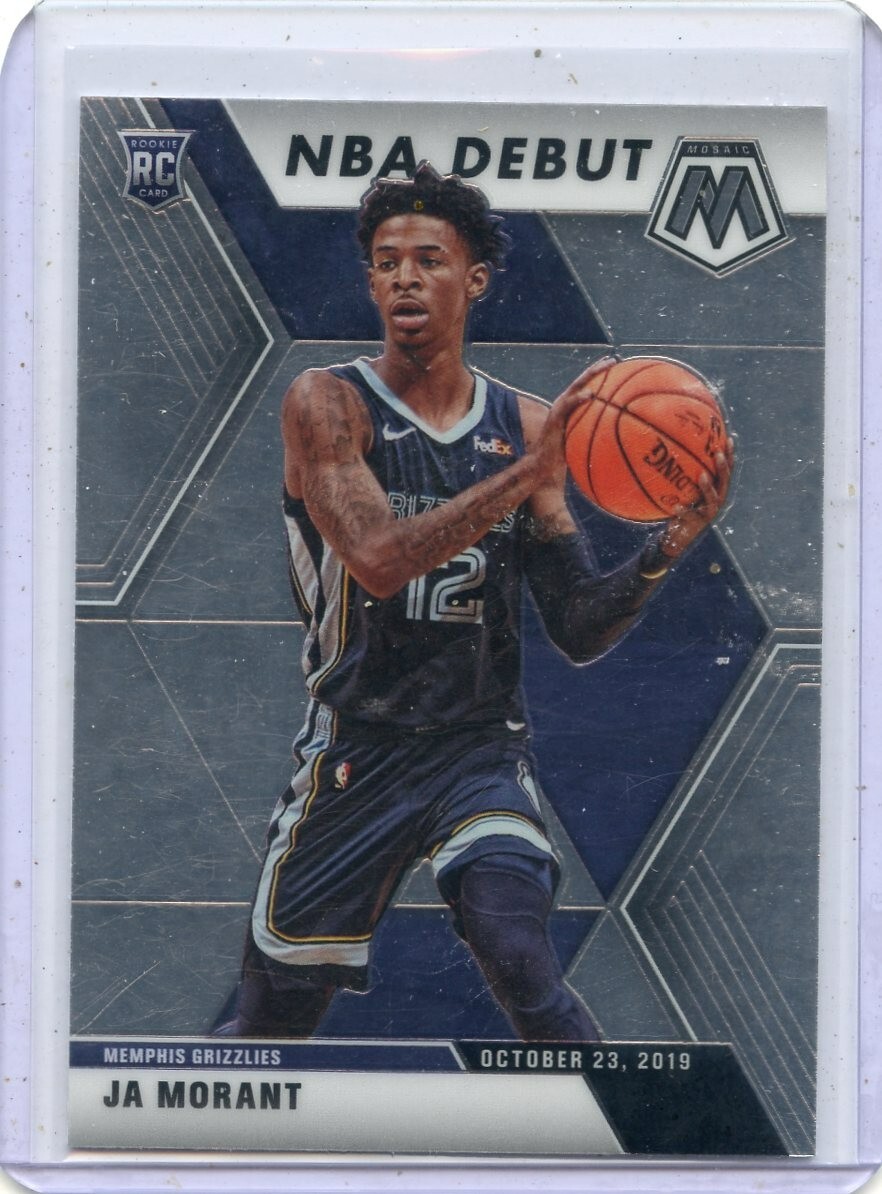 2019-20 PANINI MOSAIC #274 JA MORANT ROOKIE RC MEMPHIS GRIZZLIES