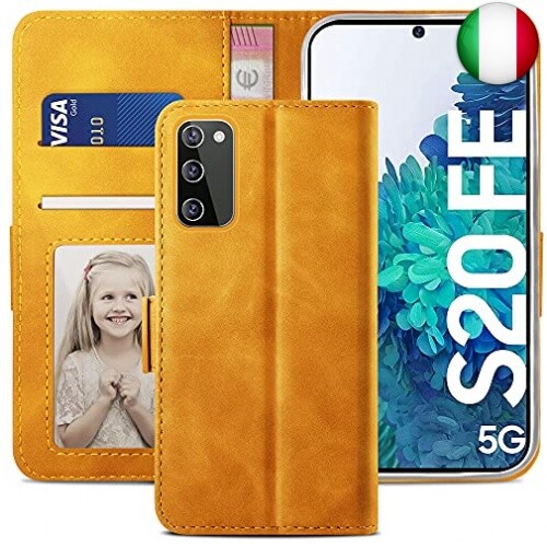 YATWIN Cover Samsung Galaxy S20 FE 5G, Cover a Libro Samsung S20 FE, Flip