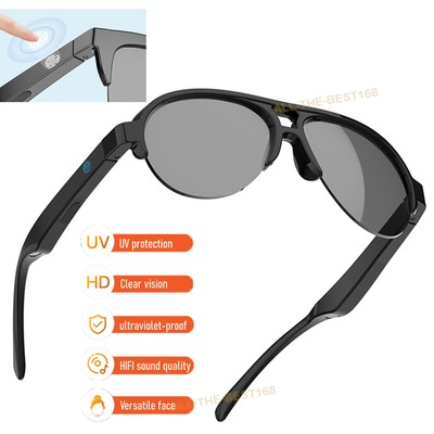 Wireless Smart Glasses Bluetooth Sunglasses Open Ear Speak Headsets Headphone