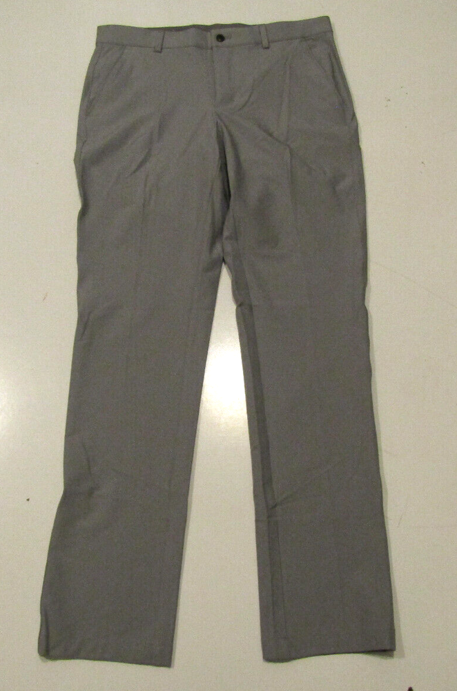 GREG NORMAN Mens Lt Gray Performance Classic Dress Pants Stretch Sz 34 x 32 NWT