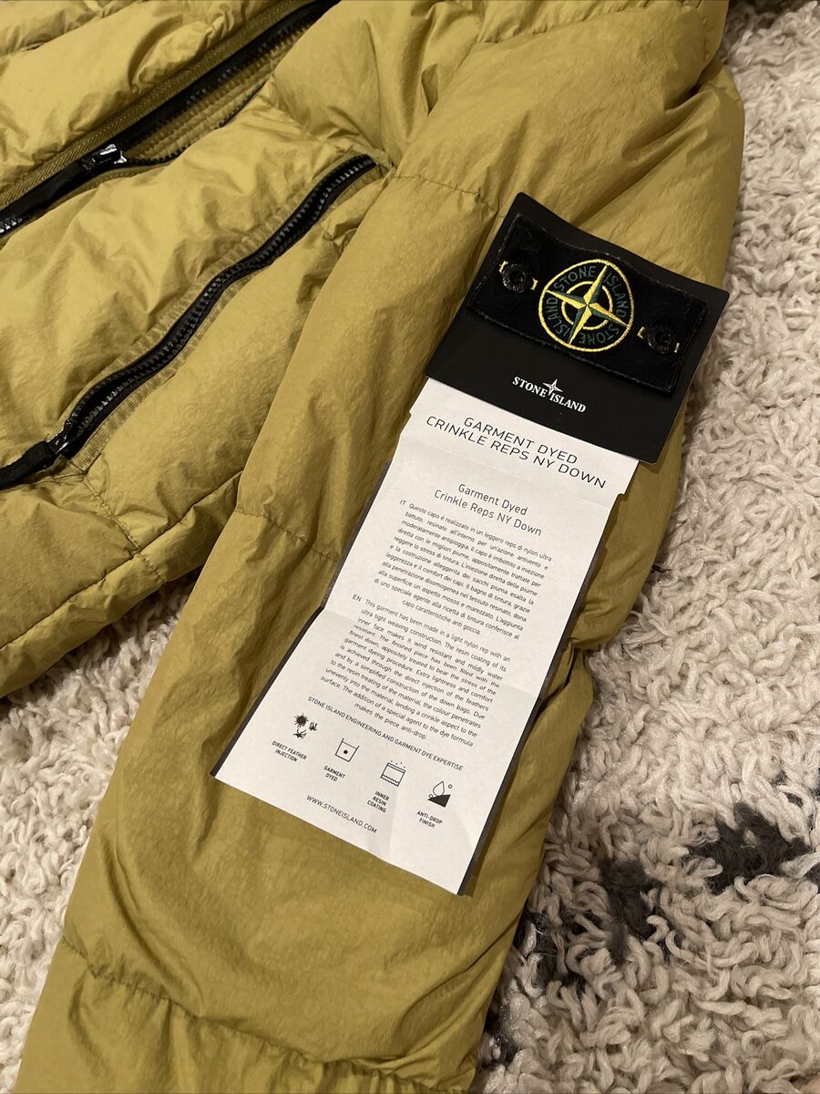 Stone Island Crinkle Reps NY Down Jacket Biege S | eBay Stone Island Crinkle Reps NY Down Jacket Biege S | eBay