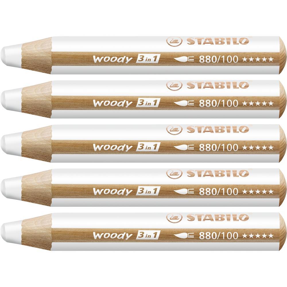 STABILO woody 3 в 1 упаковка из 5 предметов Универсальная-Stift Buntstift Wachsmalstift 2690₽