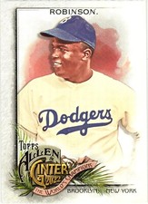 2022 Allen & Ginter #108 Jackie Robinson Brooklyn Dodgers Baseball Card