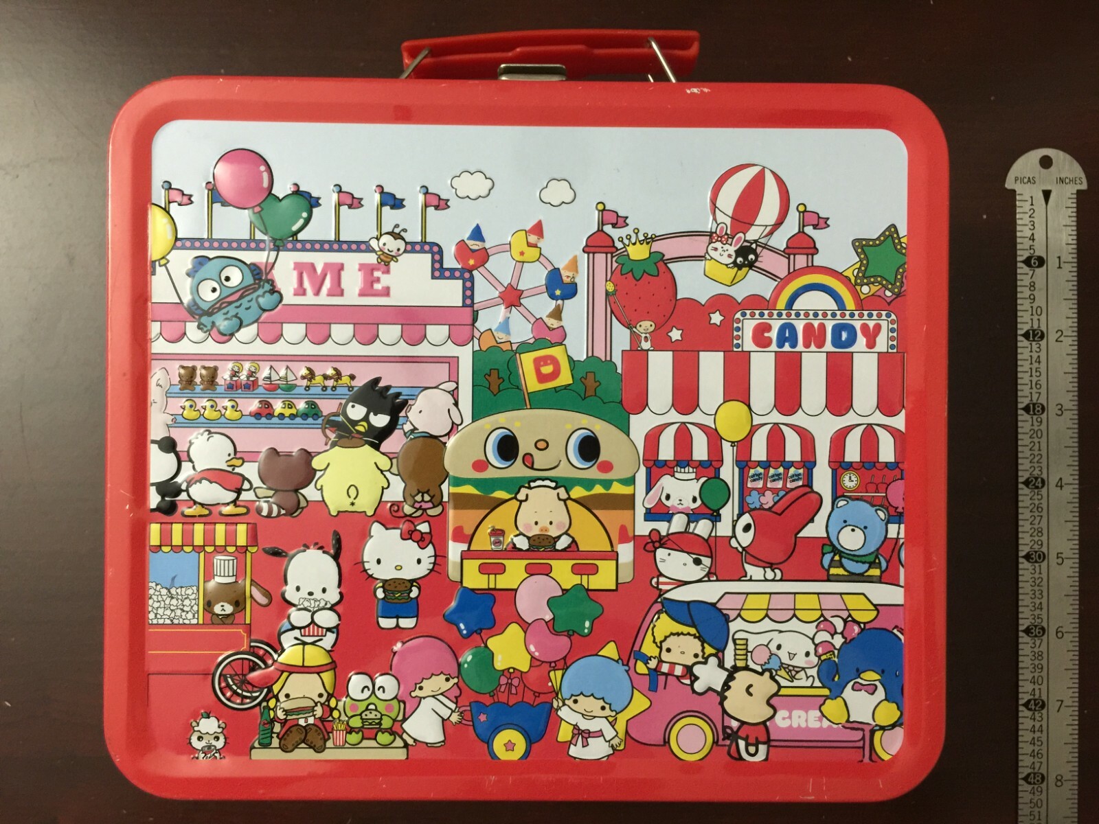 Loungefly Sanrio 50th Anniversary Embossed Hello Kitty Metal Lunch Box