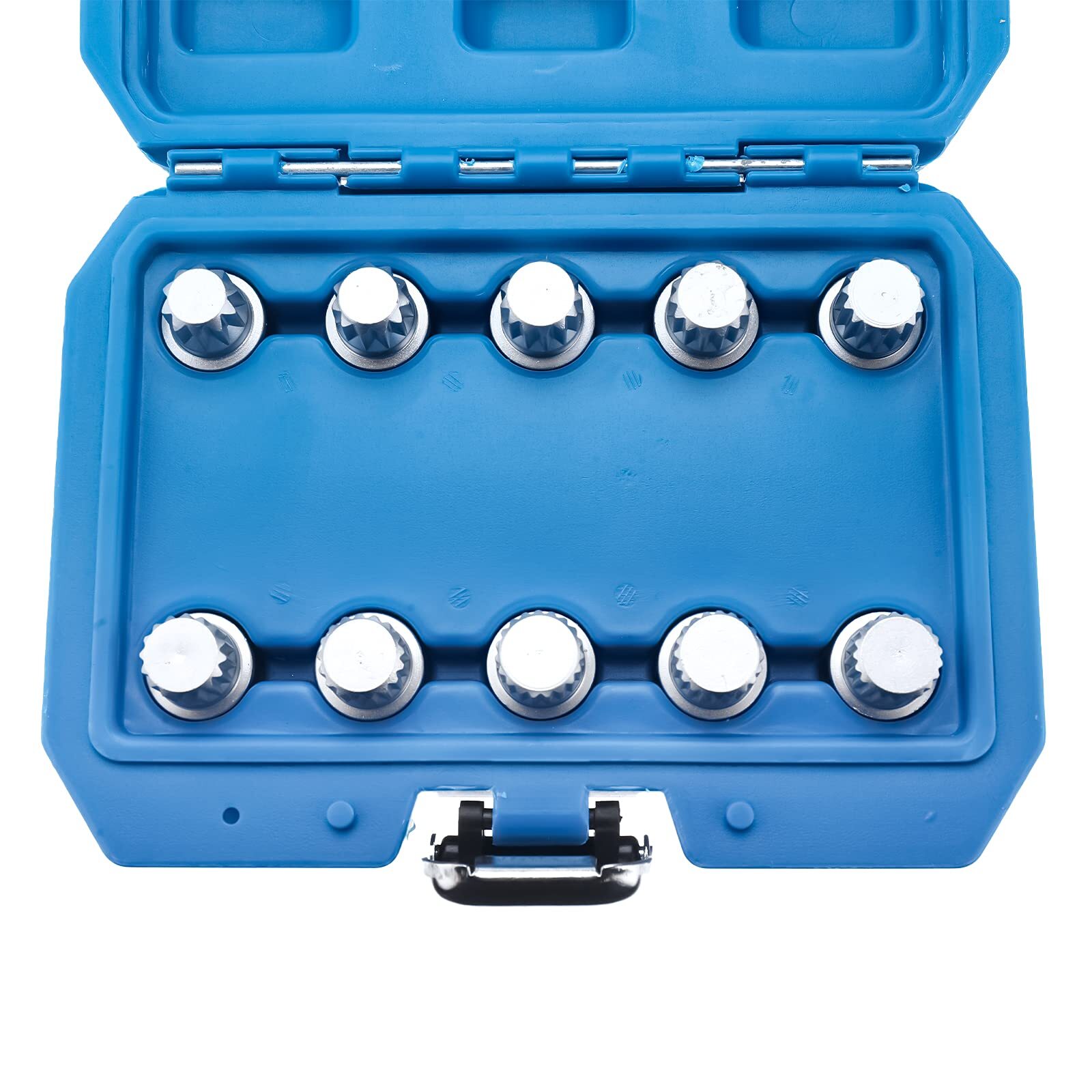 10pc Locking Lug Nut Master Set Wheel Lock Key Removal Tool Kit for BMW