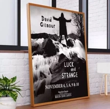 David Gilmour Madison Square Garden, NYC Nov 2024 Tour Poster