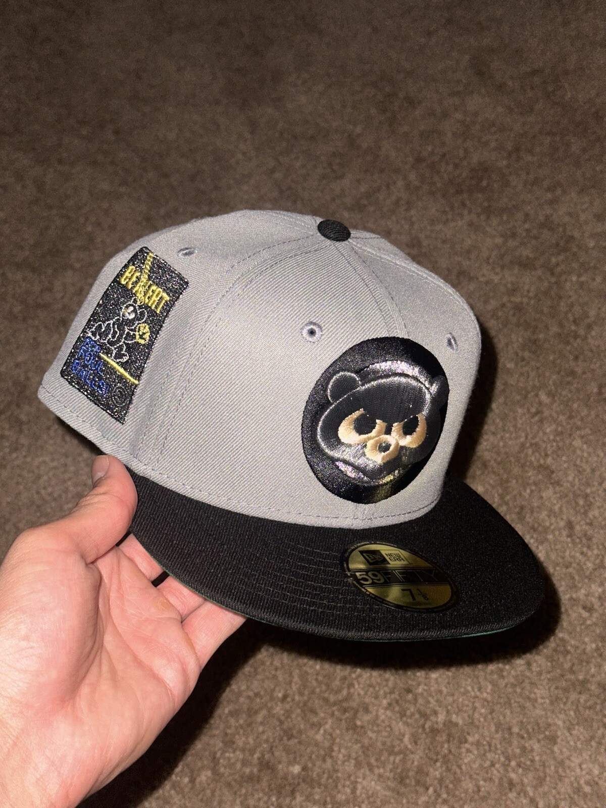 Chicago Cubs Be Alert Batman Patch Fitted Hat Size 7 1/4