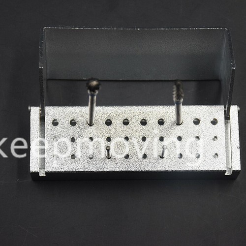 Dental FG RA Bur Burs Holder Block Disinfection Box Autoclave 30 Holes Colorful - Foto 40 di 46