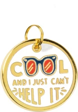 Pet Collar Charm - Cool And I Just Can't Help It - 100364
