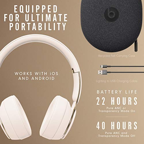 Beats Solo Pro アイボリー Beats by Dr. Dre Solo Pro Wireless Noise Cancelling On-Ear