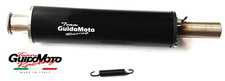 SILENZIATORE NERO Ø 50 Ø 18 MARMITTA PROMA CIAO BRAVO SI GUIDOMOTO GMC0338