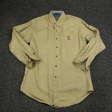 Chaps Ralph Lauren Shirt Mens Small Button Down Crest Long Sleeve Casual Dress