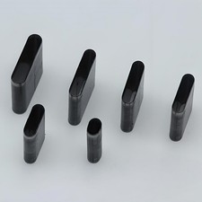 Leder Schlitzstanzer Set Oval Gürtel Loch Punch Tool für DIY Riemen 6-teilig