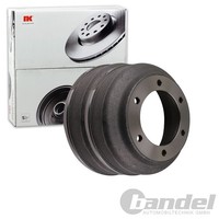 2X NK Ø 280Mm Bremstrommeln Satz Hinten Passend FüR Ford Transit | 262512