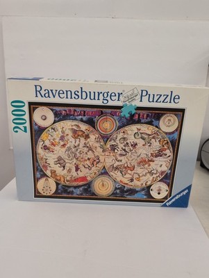 Ravensburger Constellations Astrology Stars 2000 Pc 29X38 Jigsaw Puzzle Used
