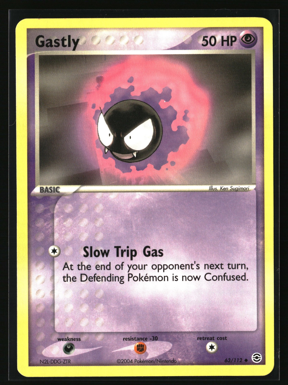 Gastly Common FireRed & LeafGreen 63/112 NM