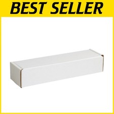24x2x2 White Corrugated Mailers, 50-Pack - Crush-Proof Boxes