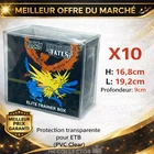 Protection pour ETB Pokemon X10 - PVC Souple - Protection UV et poussière