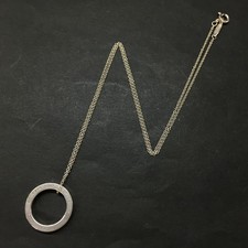 EGA TIFFANY&CO. Silver 925 1837 Circle Necklace/6CD0010