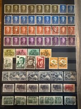 Two Pages Used Stamps Netherlands 🇳🇱 1949-1952