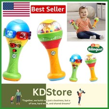 Musical Maracas for Kids Light-Up  Color Changing Educational Shaker Toy