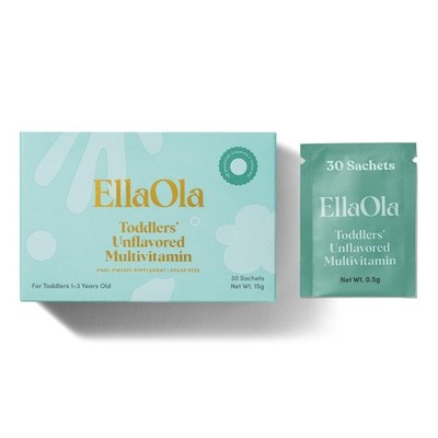 ELLAOLA Toddler Multivitamin Powder, Tasteless Sugar Free Sachets, Ages 23