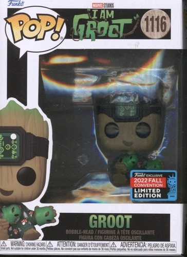 DR | Funko Pop! Marvel I am Groot | Groot #1116 '22 Fall Excl. w/Soft Protector