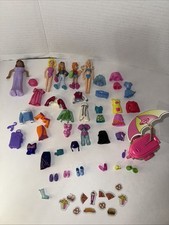 Polly Pocket Mixed Lot: Dolls, Clothing & Mor...