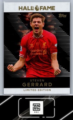 2025-26 Topps Premier League #HOF 2 Steven Gerrard Hall Of Fame