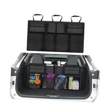 Car Trunk Organizer, Space Saving Vehicle Backseat Hanging with 8 Large