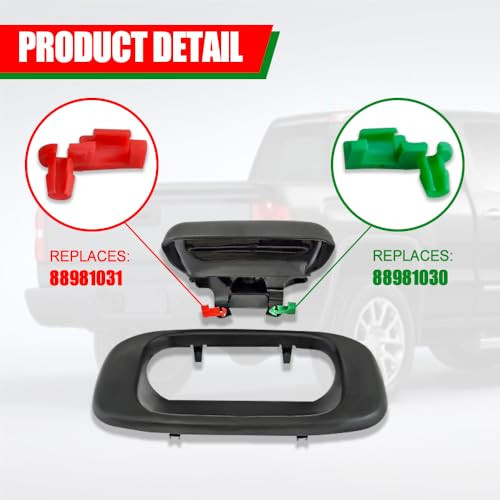 5 Pair Tailgate Handle Rod Clip, Left and Right Handle Rod Door Lock Clip - Picture 2 of 6