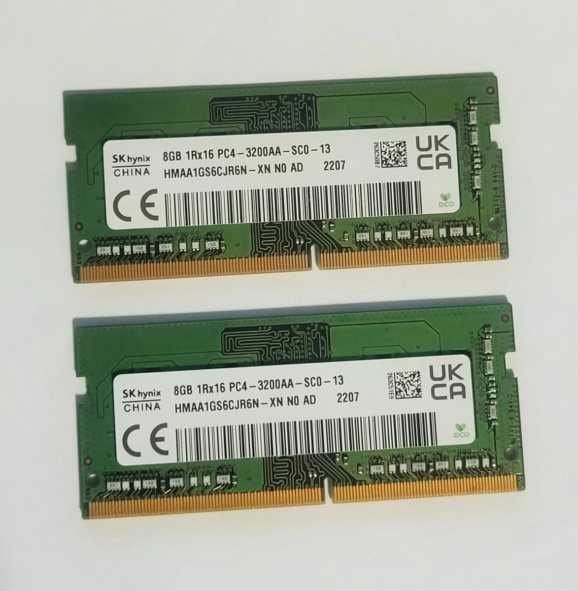 PC4-25600 (DDR4-3200) Bus Speed Computer RAM 8 GB Capacity per