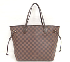 Borsa tote Louis Vuitton Damier Ebene Neverfull MM Francia 39220405100 2