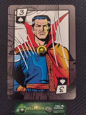 Aquarius Marvel Comics Heroes Playing Card Doctor Strange 3 Spades