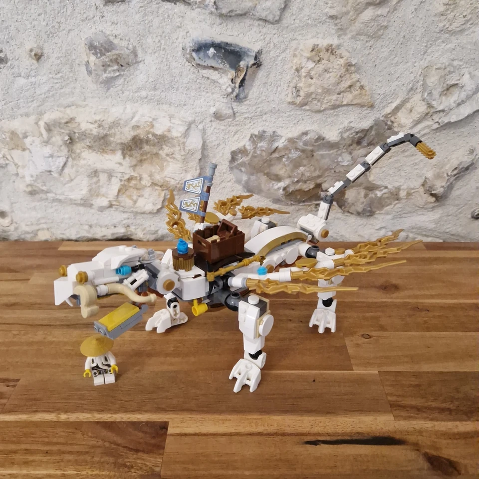 LEGO NINJAGO 70734 - LE DRAGON DE MAITRE WU - 99% COMPLET AVEC NOTICE - Photo 2/4