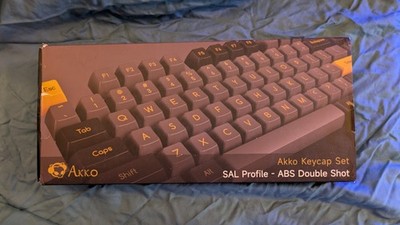 Akko SAL Black and Gold *USED* Mounted, but no apparent Shine (See Pics)