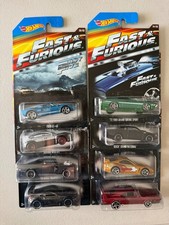 Hot Wheels Fast & Furious Complete Set of 8 2014 Walmart Exclusive BE6