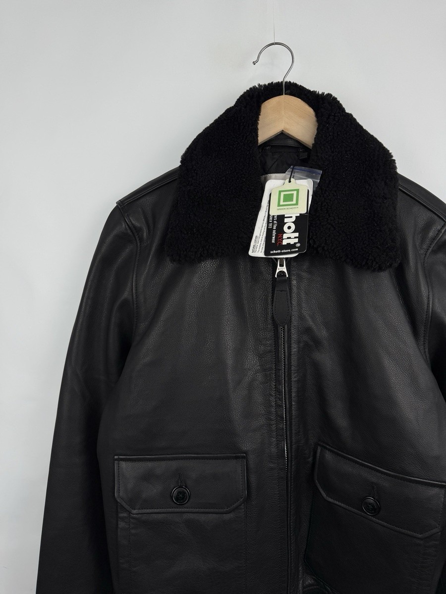 🇺🇸 NEW❗️Schott NYC A-2 Flight Cowhide Leather Jacket LCPANE