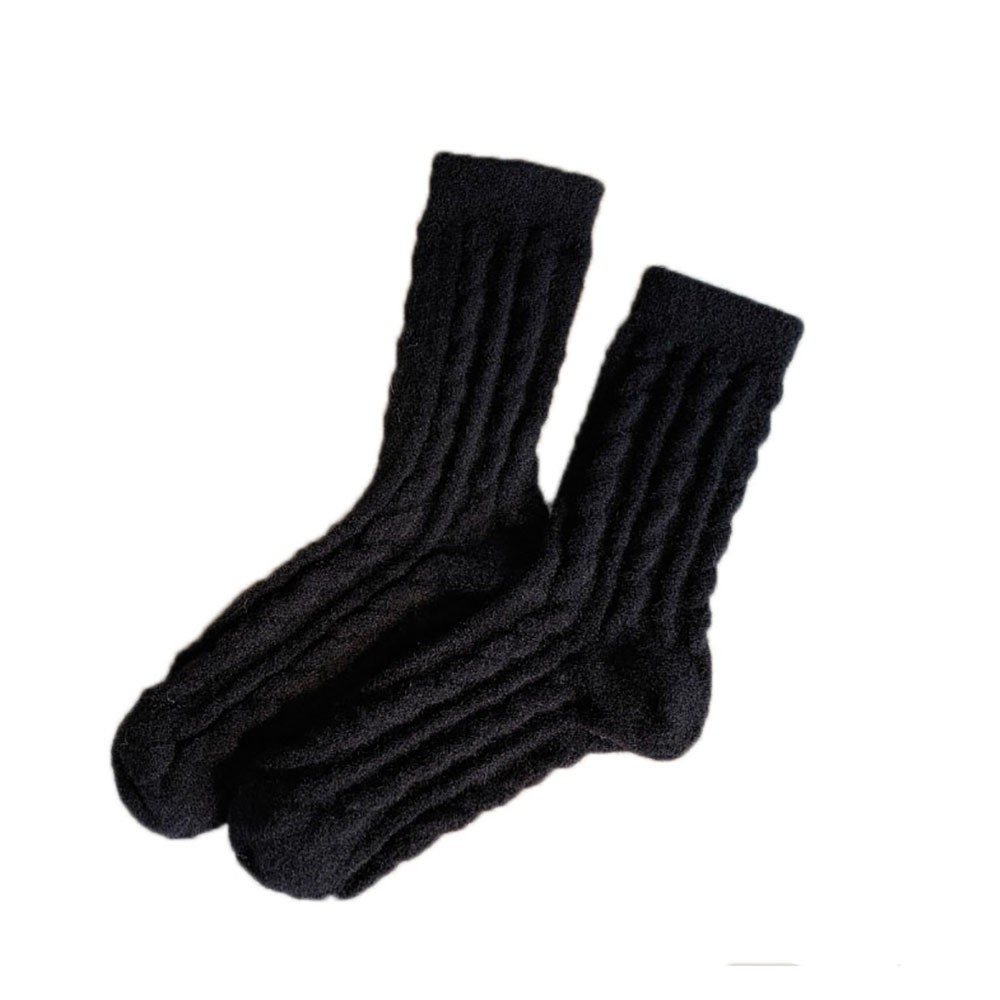 APL Pantofole Spesse Calde Antiscivolo da Donna con Calze Visone Sintetico Autunno