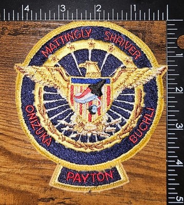 Space Shuttle Discovery's STS-51C NASA Payton Mattingly Shriver Space Patch