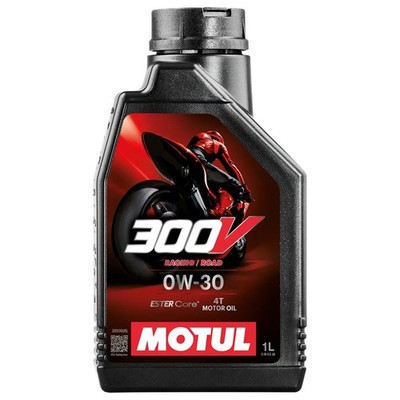 Motoröl Motul 4T 0W-30 synthetisch 300V Factory Line Road Racing 1 Liter JASO MA