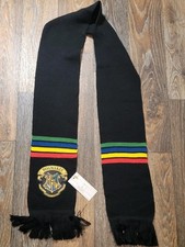 Harry Potter Scarf Hogwarts Crest Striped