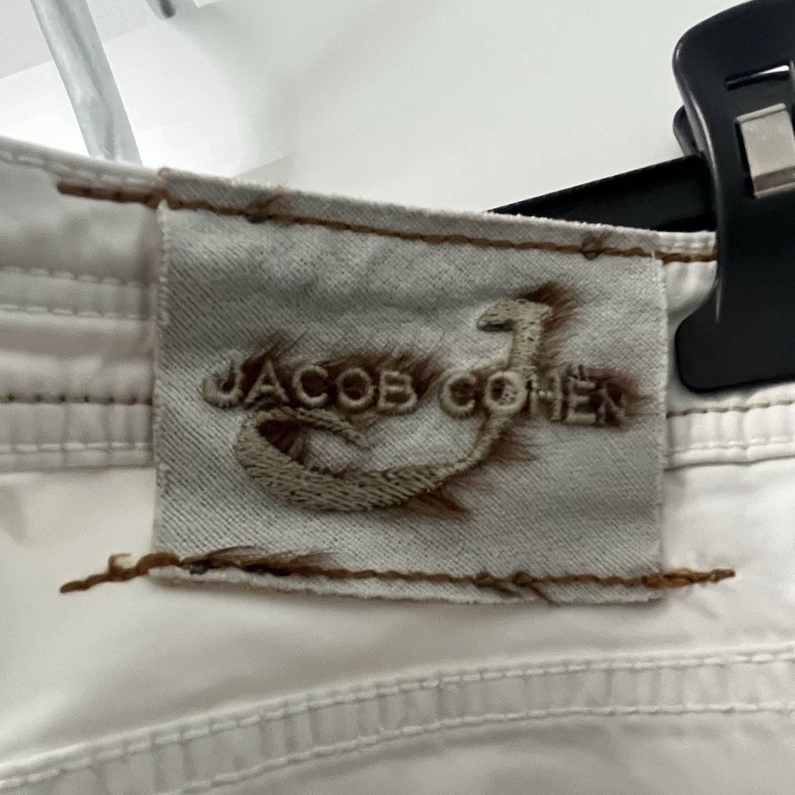 Jacob Cohën Jeans Uomo Bianchi Elasticizzati Tg. 38 Made in Italy