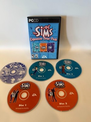 The Sims Expansion Three-Pack Volume 1 PC   Unleashed   Superstar   House Party