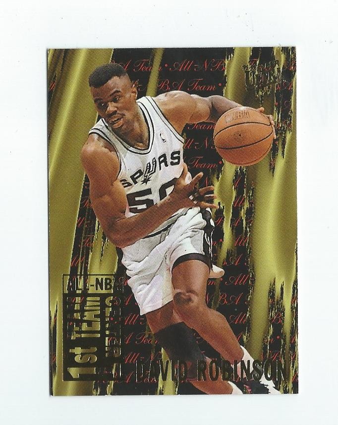 1995-96 Ultra All-NBA #4 David Robinson Spurs