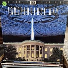 Independence Day Laserdisc Widescreen Edition THX, VG 