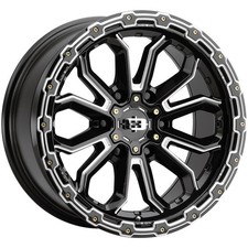 4-new 18 Vision 405 Korupt Wheels 18x9 6x135 12 Black Milled Rims 87.1