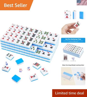 American Mahjong Set 1.2-inch 166 Tiles Tiles...