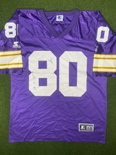 1990-2001 Minnesota Vikings - Chris Carter 80 - Vintage NFL Jersey 48 