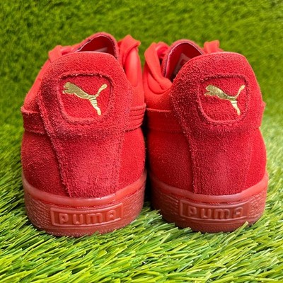Puma Suede Classic Mens Size 9.5 Red Athletic Walking  display picture 3
